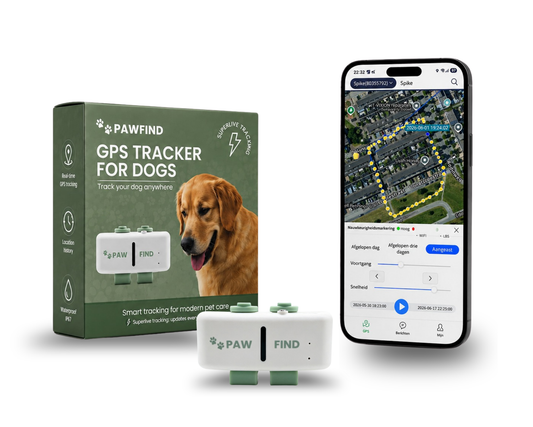 GPS Tracker Hond - PawFind Max - 30 Dgn Retour